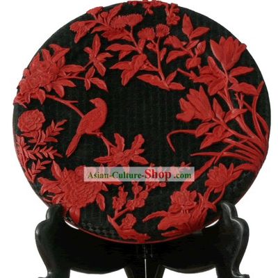 Chinese Double Face Palace Lacquer Works-Spring Time