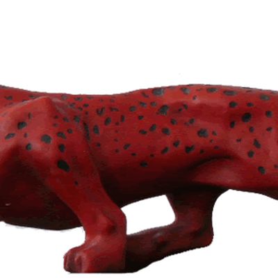 Chinese Ancient Palace Lacquer Craft-Leopard