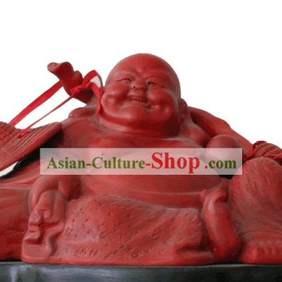 Chinese Hand Carved Palace Lacquer Craft-Ni Le Fo