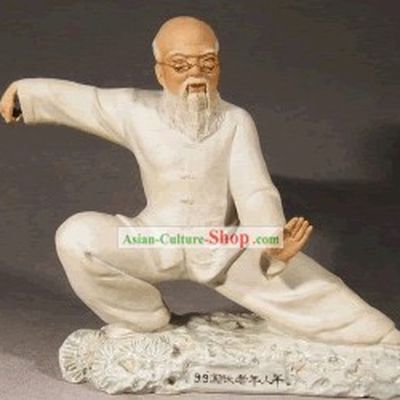 Chinese Porcelain Statue-Tai Shi Man