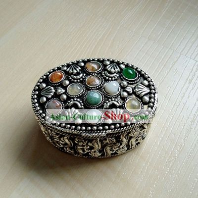 Tibet Silver Jewelry Box