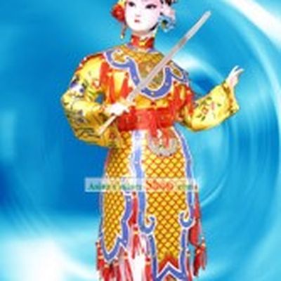 Handmade Peking Silk Figurine Doll - Farewell My Concubine