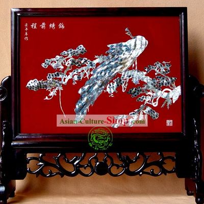 Yang Zhou Lacquer Craft-Peacock Queen