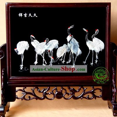 Yang Zhou Lacquer Craft-Holy Cranes