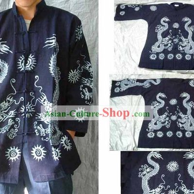 Hand Made Dragon Batik Clothes for Men