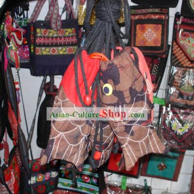 Chinese Hand Made Batik Fish Style Bag