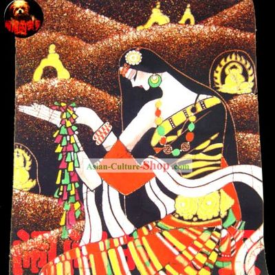 Chinese Hand Made Batik Hanging