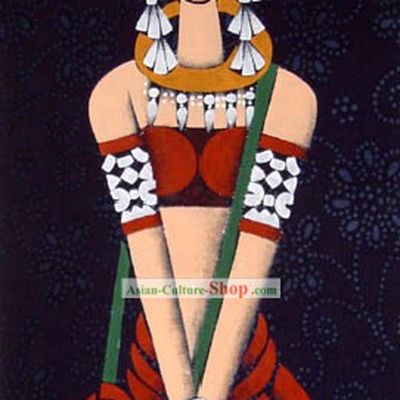 Batik Hanging-Red Cuckoo
