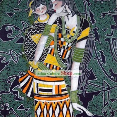 Chinese Batik Hanging-Mother Love