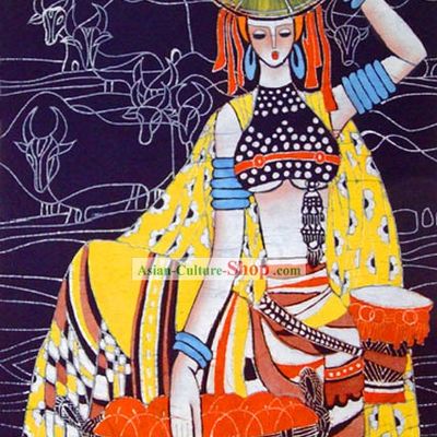 Chinese Batik Hanging-Holy Fruit