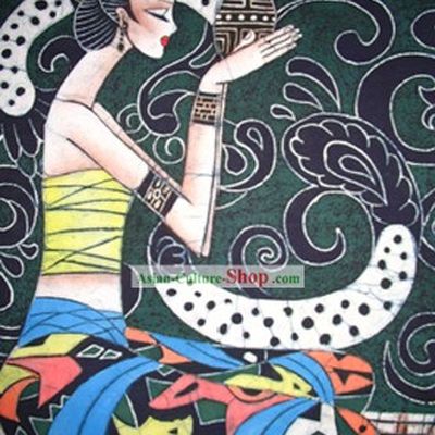 Hand Made Batik Hanging-Pray