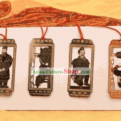 Chinese Classical Terra Cotta Warrior Metal Bookmark