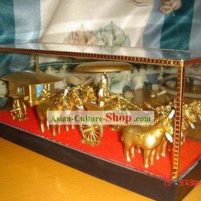 China Classical Terra Cotta Warrior-Brass Unit