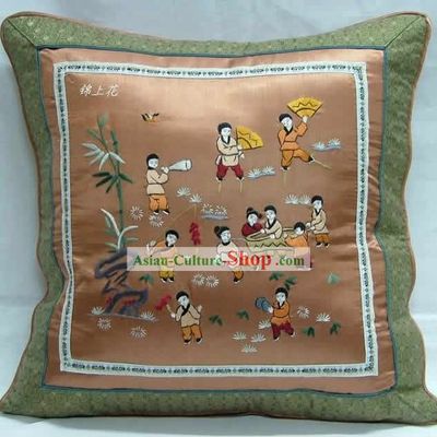 Chinese Handmade Embroidery Children Cushion