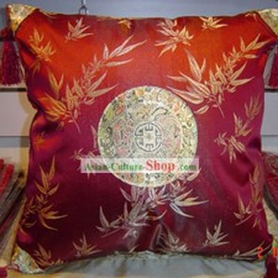 Chinese Classic Bamboo Silk Cushion