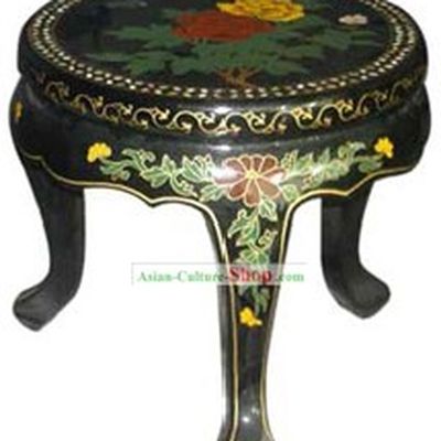 Chinese Palace Lacquer Ware Flower Shelf