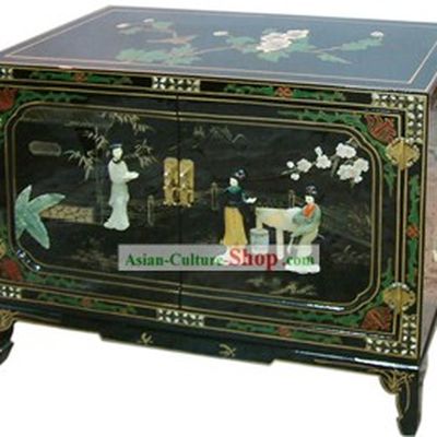 Chinese Palace Lacquer Ware Cabinet