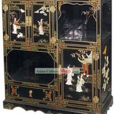 Chinese Large Palace Lacquer Ware Cabinet