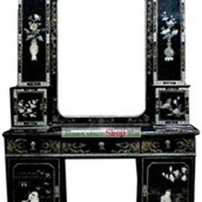 Chinese Classic Palace Lacquer Ware Mirror Cabinet