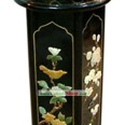 Chinese Palace Lacquer Ware Flower Shelf 2