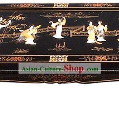 Chinese Palace Lacquer Ware Table Set-Ancient Fairies