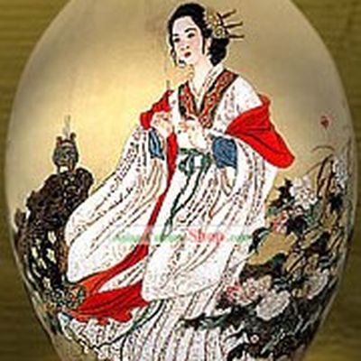 Chinese Wonders Hand Painted Colorful Egg-Diao Chan(one of four ancient beauties)