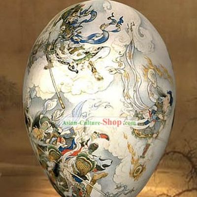 Chinese Wonders Hand Painted Colorful Egg-Fairies Fighting of West Journey