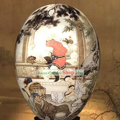 Chinese Wonders Hand Painted Colorful Egg-Heaven Fun of West Journey