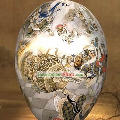 Chinese Wonders Hand Painted Colorful Egg-Heaven Play of West Journey
