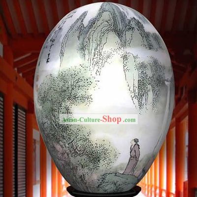 Chinese Wonders Hand Painted Colorful Egg-Li Bai Poet