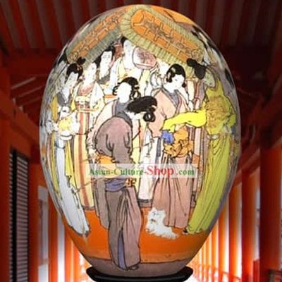 Chinese Wonder Hand Painted Colorful Egg-Tang Dynasty