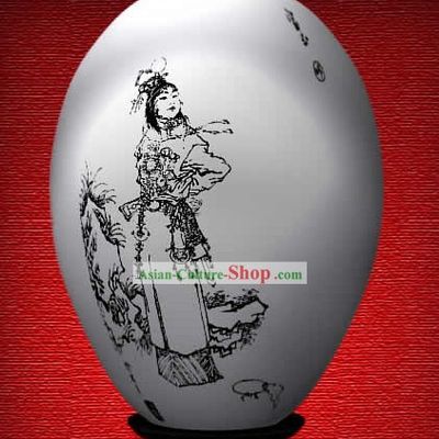 Chinese Wonder Hand Painted Colorful Egg-Jia Baoyu of The Dream of Red Chamber
