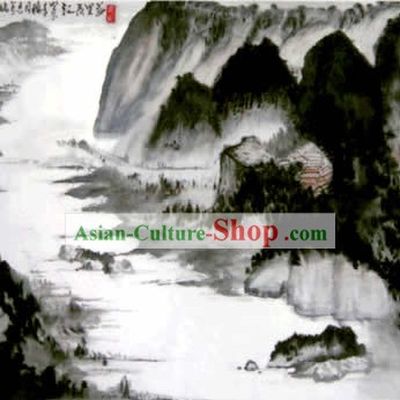 Chinese Yangtze River Painting by Ma Quansheng