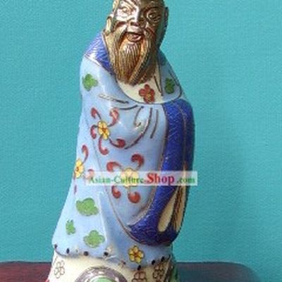 Wise Cloisonne Confucius