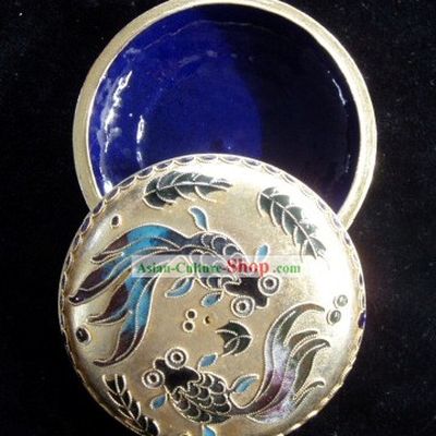 Beijing Cloisonne Goldfish Box