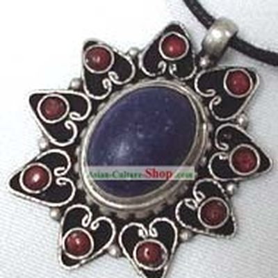 Charming Tibet Silver Lapis Lazuli Fall