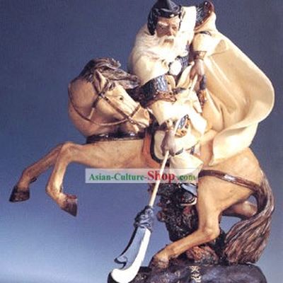 Chinese Hand Made Ceramics-Ancient Brave General:Huang Zhong