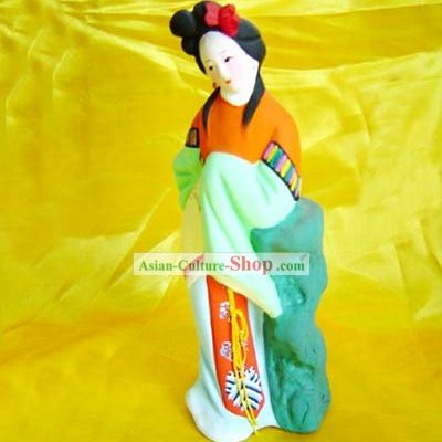 Beijing Hand Made Clay Figurine-Lin Daiyu