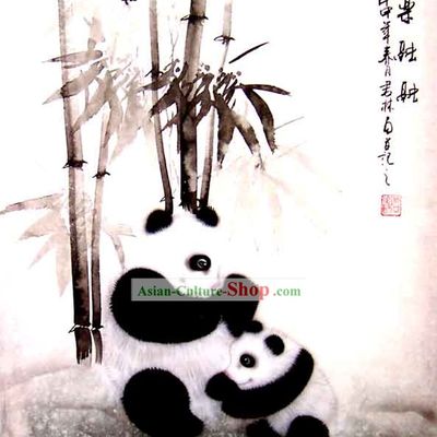 Chinese Classic Wash Painting-Panda of China