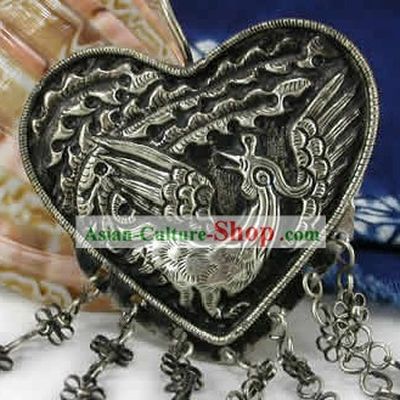 Tibet Palace Lucky Bird Silver Tassel Hairpin