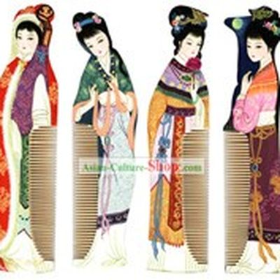 Chang Zhou Comb Series-Ancient Four Beauties(4 pieces set)