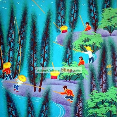 Shan Xi Folk Farmer Painting-Lie Fallow