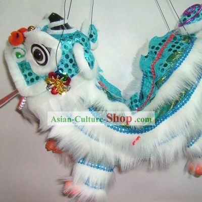 Chinese Classic Hand Puppet-Blue Lion Dance