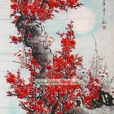 Snow Plum Blossom Painting
