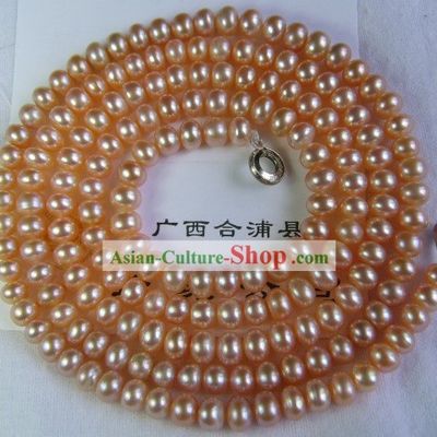 Marvellous Nature 1200MM Long Pink Pearl Necklace