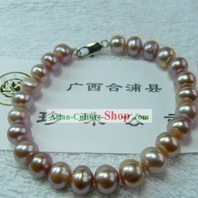 Nature Purple Pearl Bracelet