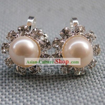 Stunning Natural White Pearl Earrings