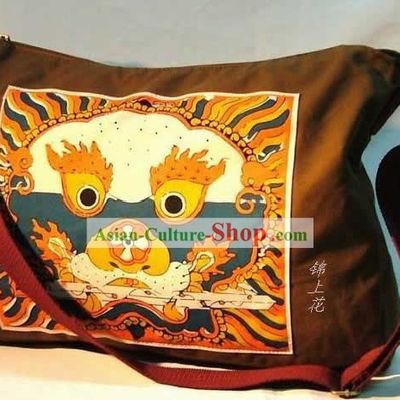 Classic Batik Brave Dragon Flax Bag
