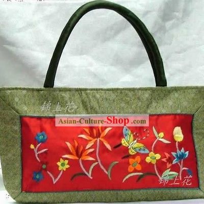 China Handmade Embroidery Flake Handbag