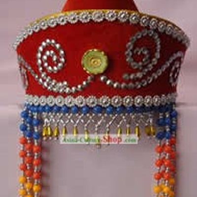Hand Made Mongolia Beads Hat for Woman